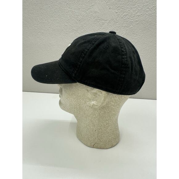 Adidas Baseball Hat Black Logo Embroidered Adjustable Cap - Picture 7 of 9